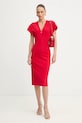 Patrizia Pepe sukienka 8A1663.A6F5 czerwony SS26