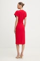 Odzież Patrizia Pepe sukienka 8A1663.A6F5 czerwony