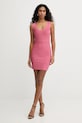 Herve Leger rochie Amara HLT8551404 roz SS26