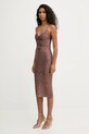 Herve Leger vestito Indie HFL8549936 marrone SS26