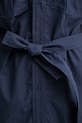 A.P.C. sukienka bawełniana ROBE EVY COHNE.F35281 granatowy