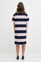 Odzież Coperni sukienka bawełniana Striped Polo COPJS216F5026 różowy