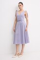 Elisabetta Franchi sukienka letnia AB90361E2 fioletowy SS26