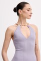 Elisabetta Franchi sukienka bodycon fioletowy AM16S61E2