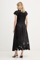 Odzież Mos Mosh sukienka bawełniana Aria 177790 czarny