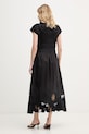Odzież Mos Mosh sukienka bawełniana Aria 177790 czarny