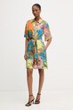 Liu Jo sukienka koszulowa z wiskozy niebieski WA6482.T471A