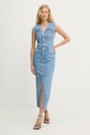 Liu Jo sukienka jeansowa UA6123.D0309 niebieski SS26