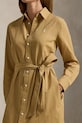 Polo Ralph Lauren wool blend dress 70/1 COTTON/LINEN beige 211A96346002