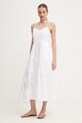 Marella sukienka bawełniana FIORE 2613221052200 biały SS26