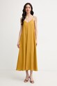 Marella rochie maxi cu vâscoză VOLIERA galben 2613221222200