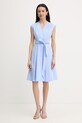 Marella sukienka FILO1 z elastanem niebieski 2613221372200