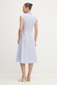 Odzież Marella sukienka koszulowa bawełniana Emme by Marella 2615221202200 niebieski