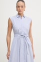 Marella bavlnené košeľové šaty Emme by Marella modrá 2615221202200