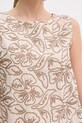 Marella sukienka z lnem Emme by Marella 2615221282200 beżowy