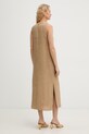 Marella sukienka letnia lniana Emme by Marella 2615221352200 beżowy SS26