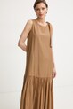 Marella сукня з шовком Emme by Marella бежевий 2615221472200