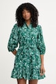 iBlues розкльошена сукня бавовняна APICE зелений 2617221032200