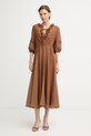 iBlues Літня сукня з шовком RADENTE коричневий 2617221112200