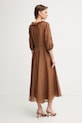 Одяг iBlues Літня сукня з шовком RADENTE 2617221112200 коричневий