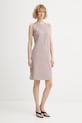 Calvin Klein φόρεμα LV044F215G καφέ SS26