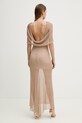 Odzież Simona Corsellini sukienka P26CEAB10101 beżowy