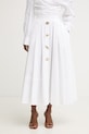 Simona Corsellini spódnica bawełniana biały P26CPGOC0201