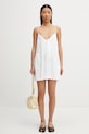 Rotate Φόρεμα απλό με βισκόζη 115514400 λευκό
