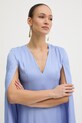 Twinset šaty z viskózy modrá 261TP2370