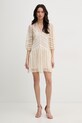 Twinset рокля от дантела 261TP2543 бежов SS26