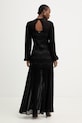 Ρούχα Twinset φόρεμα με βισκόζη 261TP2784 μαύρο