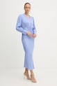Twinset haljina od viskoze 261TP2761 plava SS26