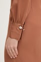 Twinset šaty z viskózy 261TP2761 hnědá