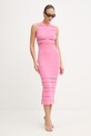 Twinset sukienka 261AP3080 różowy SS26
