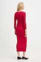 Odzież Twinset sukienka 261AP3100 czerwony