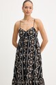 Twinset sukienka bawełniana czarny 261LB2TDD