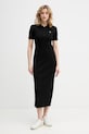 Lacoste sukienka czarny EF9622