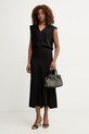 Trussardi sukienka z wiskozy 7491A001815N czarny SS26