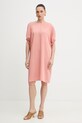 Trussardi sukienka różowy 75116000165N