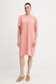 Trussardi sukienka różowy 75116000165N