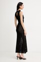 Îmbrăcăminte Twinset rochie de vară cu vâscoză 261TT3280 negru