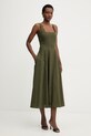 Twinset літня сукня з льоном 261TF2021 зелений SS26