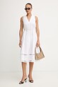 Twinset ljetna haljina od pamuka s elastanom 261TT2250 bijela SS26