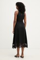 Twinset sukienka z lnem 261TT2241 czarny SS26