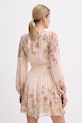Oblečenie Twinset šaty z viskózy 261TT2561 béžová