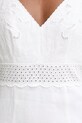 Twinset poletna obleka lanena 261TT2390 bela