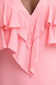 Twinset літня сукня віскозна 261TT2070 рожевий