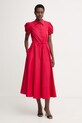 Twinset сукня бавовняна з еластаном червоний 261TT2021