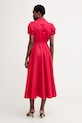 Oblečenie Twinset šaty bavlnené s elastanom 261TT2021 červená