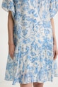 Twinset ljetna haljina s dodatkom lana 261LM2SGG plava